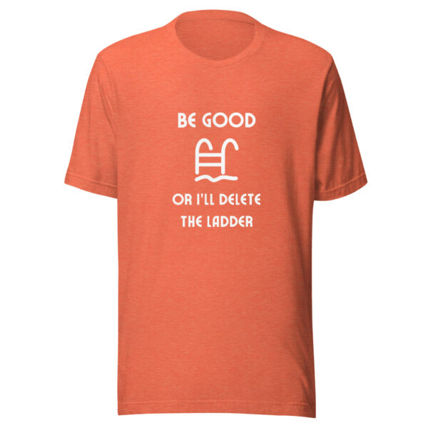 "Be Good Or I'll Delete The Ladder" Unisex t-shirt - Image 11